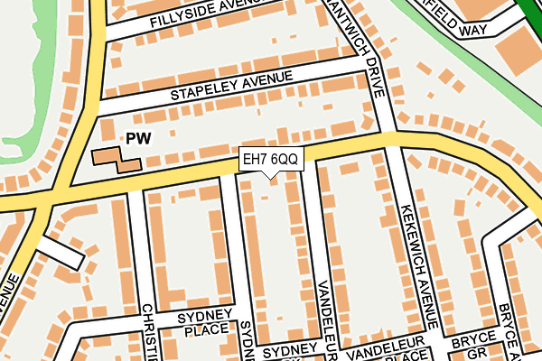EH7 6QQ map - OS OpenMap – Local (Ordnance Survey) EH7 6QQ map - OS OpenMap – Local (Ordnance Survey)