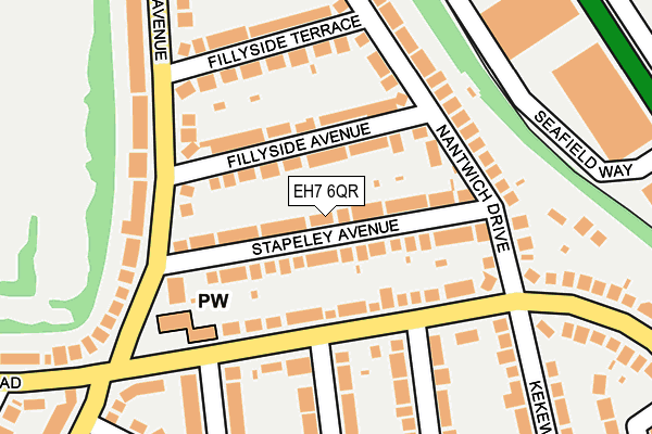 EH7 6QR map - OS OpenMap – Local (Ordnance Survey) EH7 6QR map - OS OpenMap – Local (Ordnance Survey)