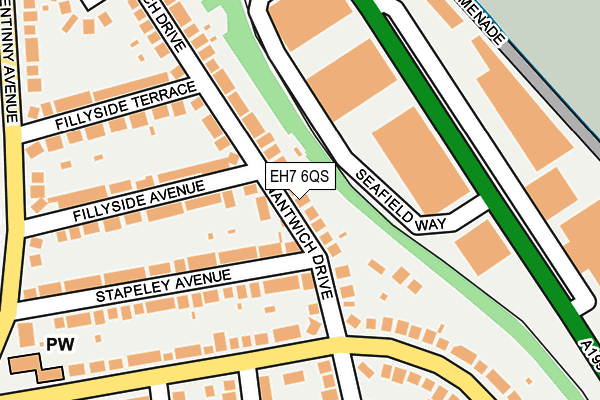 EH7 6QS map - OS OpenMap – Local (Ordnance Survey) EH7 6QS map - OS OpenMap – Local (Ordnance Survey)
