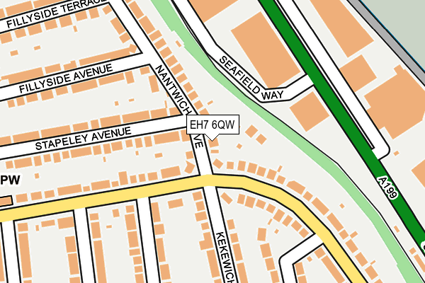EH7 6QW map - OS OpenMap – Local (Ordnance Survey) EH7 6QW map - OS OpenMap – Local (Ordnance Survey)