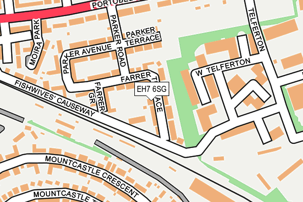 EH7 6SG map - OS OpenMap – Local (Ordnance Survey) EH7 6SG map - OS OpenMap – Local (Ordnance Survey)