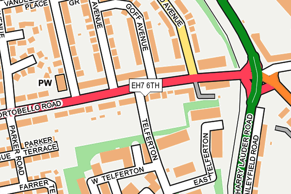 EH7 6TH map - OS OpenMap – Local (Ordnance Survey) EH7 6TH map - OS OpenMap – Local (Ordnance Survey)