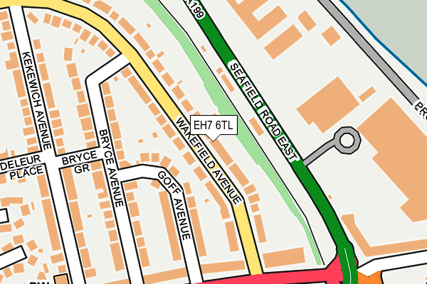EH7 6TL map - OS OpenMap – Local (Ordnance Survey) EH7 6TL map - OS OpenMap – Local (Ordnance Survey)