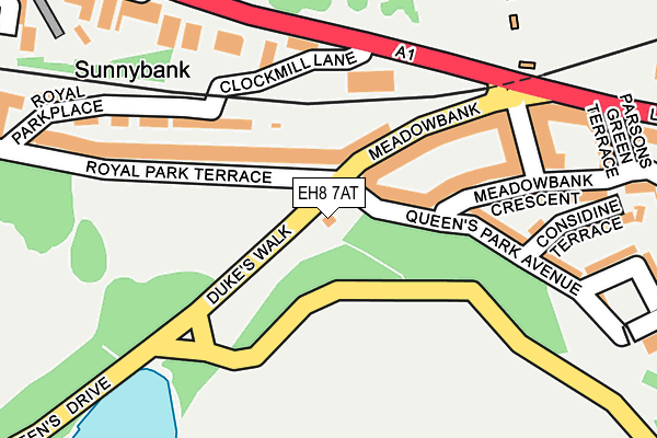 EH8 7AT map - OS OpenMap – Local (Ordnance Survey) EH8 7AT map - OS OpenMap – Local (Ordnance Survey)