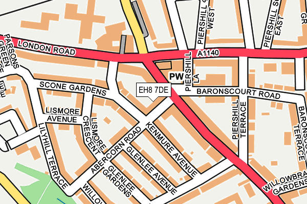 EH8 7DE map - OS OpenMap – Local (Ordnance Survey) EH8 7DE map - OS OpenMap – Local (Ordnance Survey)