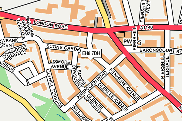 EH8 7DH map - OS OpenMap – Local (Ordnance Survey) EH8 7DH map - OS OpenMap – Local (Ordnance Survey)