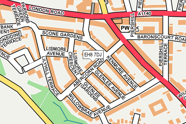 EH8 7DJ map - OS OpenMap – Local (Ordnance Survey) EH8 7DJ map - OS OpenMap – Local (Ordnance Survey)