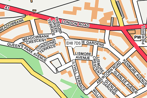 EH8 7DS map - OS OpenMap – Local (Ordnance Survey) EH8 7DS map - OS OpenMap – Local (Ordnance Survey)