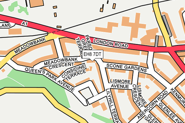 EH8 7DT map - OS OpenMap – Local (Ordnance Survey) EH8 7DT map - OS OpenMap – Local (Ordnance Survey)