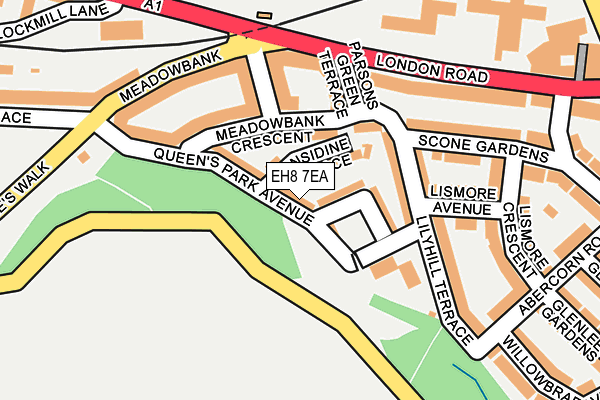 EH8 7EA map - OS OpenMap – Local (Ordnance Survey) EH8 7EA map - OS OpenMap – Local (Ordnance Survey)