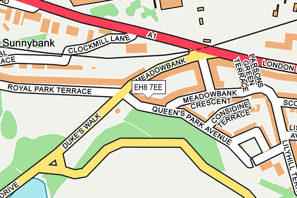 EH8 7EE map - OS OpenMap – Local (Ordnance Survey) EH8 7EE map - OS OpenMap – Local (Ordnance Survey)