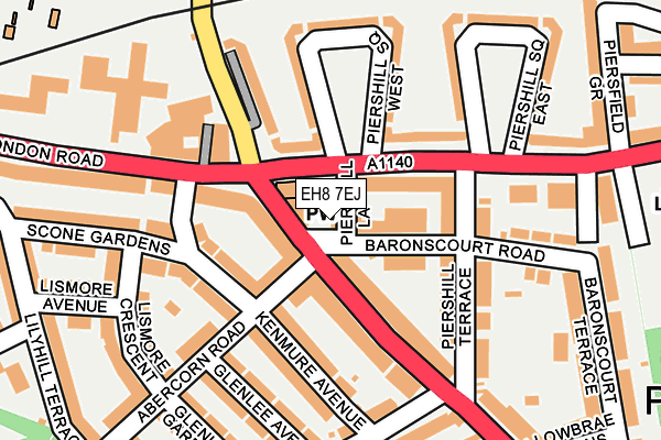EH8 7EJ map - OS OpenMap – Local (Ordnance Survey) EH8 7EJ map - OS OpenMap – Local (Ordnance Survey)