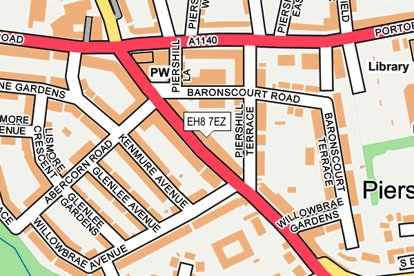 EH8 7EZ map - OS OpenMap – Local (Ordnance Survey) EH8 7EZ map - OS OpenMap – Local (Ordnance Survey)