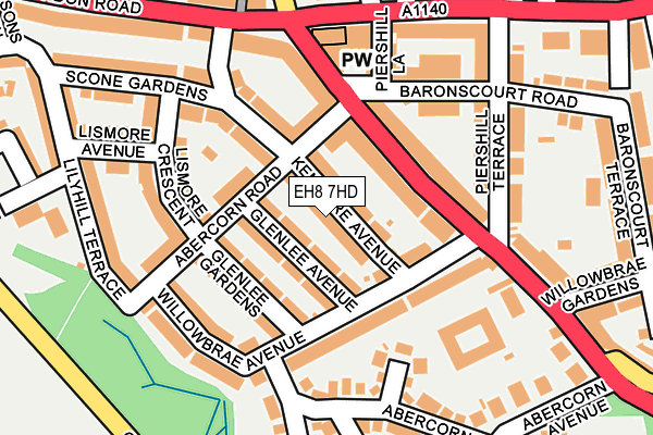 EH8 7HD map - OS OpenMap – Local (Ordnance Survey) EH8 7HD map - OS OpenMap – Local (Ordnance Survey)