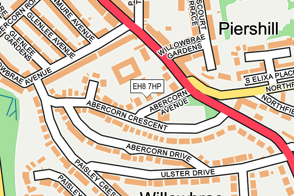 EH8 7HP map - OS OpenMap – Local (Ordnance Survey) EH8 7HP map - OS OpenMap – Local (Ordnance Survey)