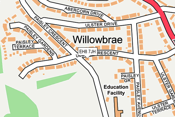 EH8 7JH map - OS OpenMap – Local (Ordnance Survey) EH8 7JH map - OS OpenMap – Local (Ordnance Survey)