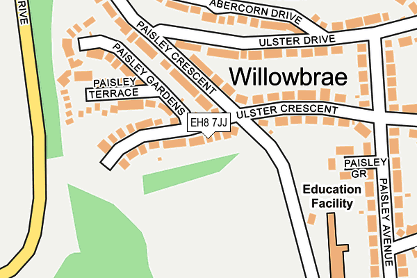EH8 7JJ map - OS OpenMap – Local (Ordnance Survey) EH8 7JJ map - OS OpenMap – Local (Ordnance Survey)