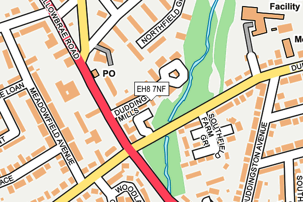 EH8 7NF map - OS OpenMap – Local (Ordnance Survey) EH8 7NF map - OS OpenMap – Local (Ordnance Survey)