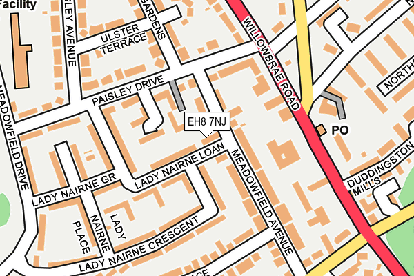 EH8 7NJ map - OS OpenMap – Local (Ordnance Survey) EH8 7NJ map - OS OpenMap – Local (Ordnance Survey)