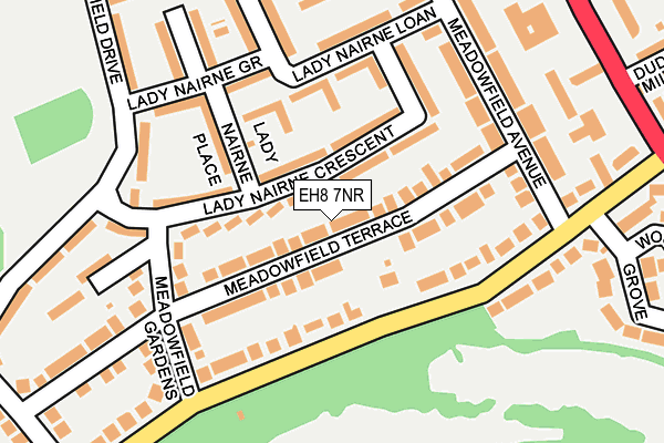 EH8 7NR map - OS OpenMap – Local (Ordnance Survey) EH8 7NR map - OS OpenMap – Local (Ordnance Survey)