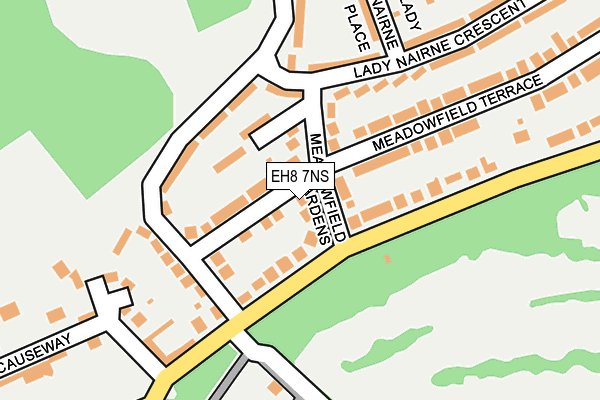 EH8 7NS map - OS OpenMap – Local (Ordnance Survey) EH8 7NS map - OS OpenMap – Local (Ordnance Survey)