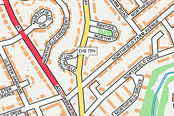 EH8 7PH map - OS OpenMap – Local (Ordnance Survey) EH8 7PH map - OS OpenMap – Local (Ordnance Survey)