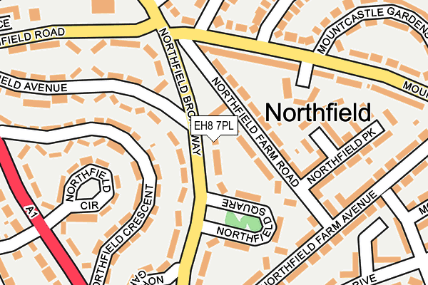 EH8 7PL map - OS OpenMap – Local (Ordnance Survey) EH8 7PL map - OS OpenMap – Local (Ordnance Survey)