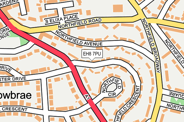 EH8 7PU map - OS OpenMap – Local (Ordnance Survey) EH8 7PU map - OS OpenMap – Local (Ordnance Survey)