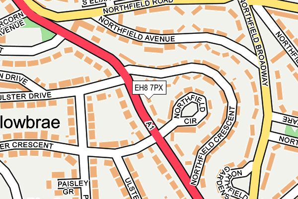 EH8 7PX map - OS OpenMap – Local (Ordnance Survey) EH8 7PX map - OS OpenMap – Local (Ordnance Survey)