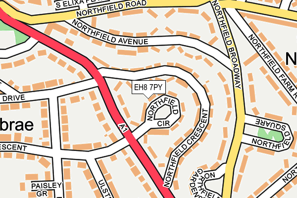 EH8 7PY map - OS OpenMap – Local (Ordnance Survey) EH8 7PY map - OS OpenMap – Local (Ordnance Survey)