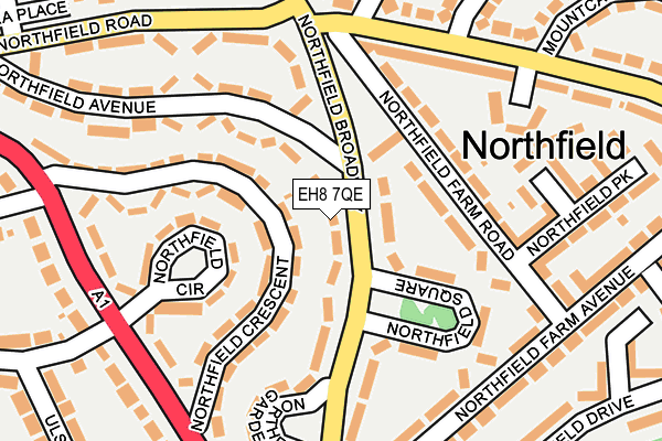 EH8 7QE map - OS OpenMap – Local (Ordnance Survey) EH8 7QE map - OS OpenMap – Local (Ordnance Survey)