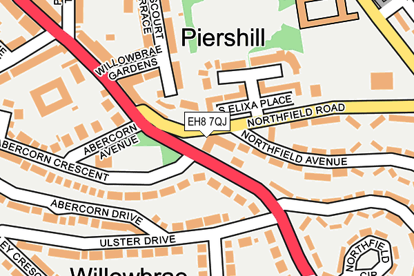 EH8 7QJ map - OS OpenMap – Local (Ordnance Survey) EH8 7QJ map - OS OpenMap – Local (Ordnance Survey)