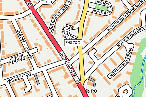 EH8 7QQ map - OS OpenMap – Local (Ordnance Survey) EH8 7QQ map - OS OpenMap – Local (Ordnance Survey)