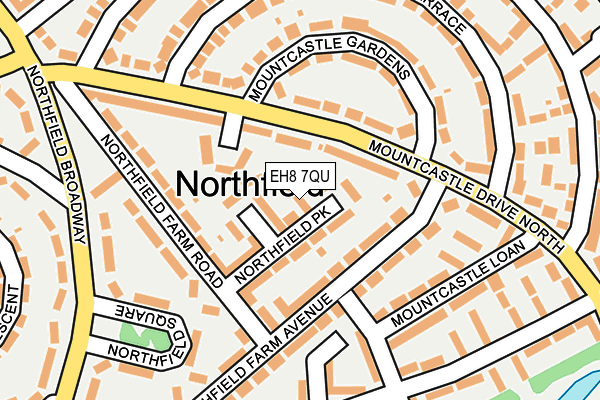 EH8 7QU map - OS OpenMap – Local (Ordnance Survey) EH8 7QU map - OS OpenMap – Local (Ordnance Survey)