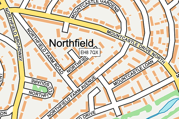 EH8 7QX map - OS OpenMap – Local (Ordnance Survey) EH8 7QX map - OS OpenMap – Local (Ordnance Survey)