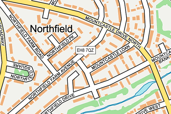 EH8 7QZ map - OS OpenMap – Local (Ordnance Survey) EH8 7QZ map - OS OpenMap – Local (Ordnance Survey)