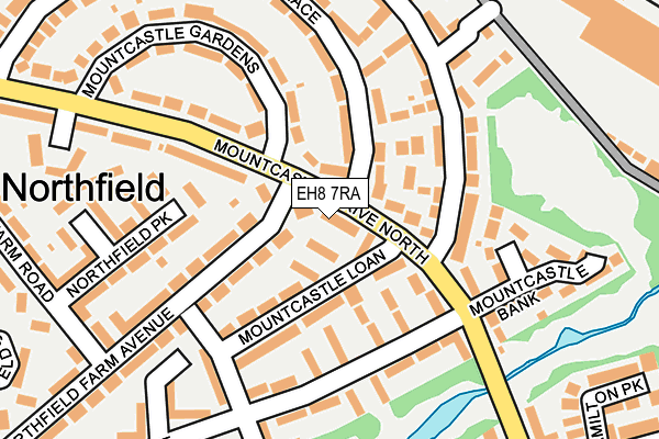 EH8 7RA map - OS OpenMap – Local (Ordnance Survey) EH8 7RA map - OS OpenMap – Local (Ordnance Survey)