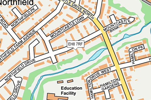 EH8 7RF map - OS OpenMap – Local (Ordnance Survey) EH8 7RF map - OS OpenMap – Local (Ordnance Survey)