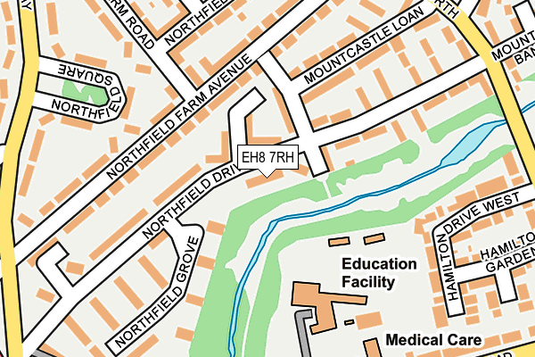 EH8 7RH map - OS OpenMap – Local (Ordnance Survey) EH8 7RH map - OS OpenMap – Local (Ordnance Survey)