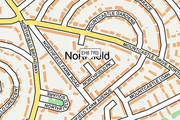 EH8 7RS map - OS OpenMap – Local (Ordnance Survey) EH8 7RS map - OS OpenMap – Local (Ordnance Survey)