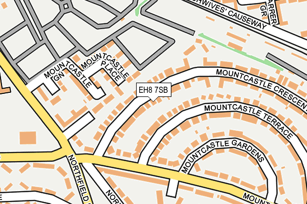 EH8 7SB map - OS OpenMap – Local (Ordnance Survey) EH8 7SB map - OS OpenMap – Local (Ordnance Survey)