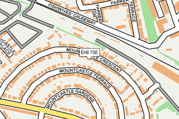 EH8 7SE map - OS OpenMap – Local (Ordnance Survey) EH8 7SE map - OS OpenMap – Local (Ordnance Survey)