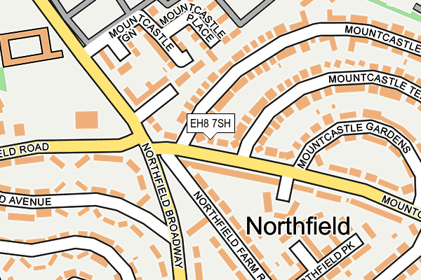 EH8 7SH map - OS OpenMap – Local (Ordnance Survey) EH8 7SH map - OS OpenMap – Local (Ordnance Survey)