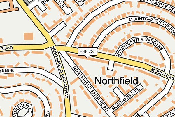 EH8 7SJ map - OS OpenMap – Local (Ordnance Survey) EH8 7SJ map - OS OpenMap – Local (Ordnance Survey)