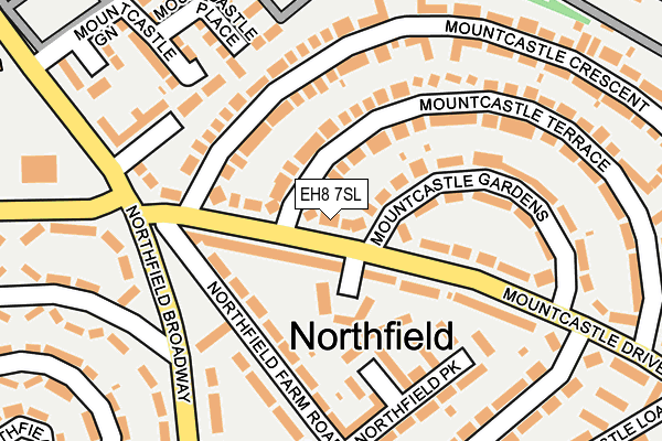 EH8 7SL map - OS OpenMap – Local (Ordnance Survey) EH8 7SL map - OS OpenMap – Local (Ordnance Survey)