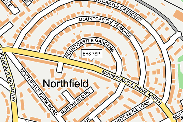 EH8 7SP map - OS OpenMap – Local (Ordnance Survey) EH8 7SP map - OS OpenMap – Local (Ordnance Survey)
