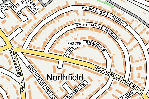 EH8 7SR map - OS OpenMap – Local (Ordnance Survey) EH8 7SR map - OS OpenMap – Local (Ordnance Survey)