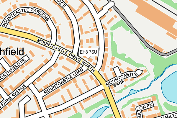 EH8 7SU map - OS OpenMap – Local (Ordnance Survey) EH8 7SU map - OS OpenMap – Local (Ordnance Survey)