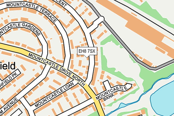 EH8 7SX map - OS OpenMap – Local (Ordnance Survey) EH8 7SX map - OS OpenMap – Local (Ordnance Survey)