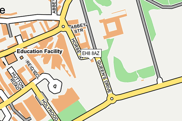EH8 8AZ map - OS OpenMap – Local (Ordnance Survey) EH8 8AZ map - OS OpenMap – Local (Ordnance Survey)
